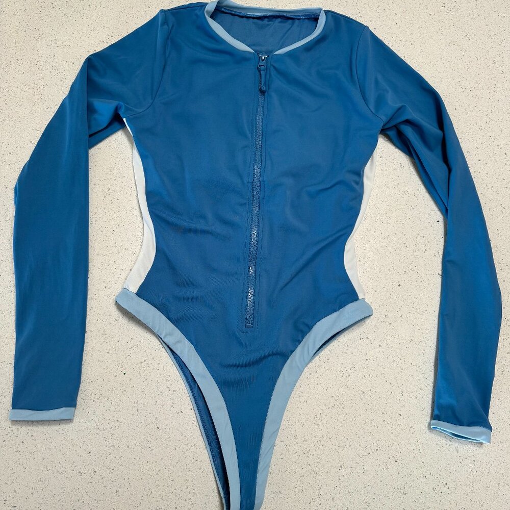 Long Sleeve Swimsuit, Camille Kostek Collection